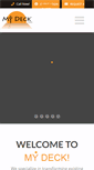 Mobile Screenshot of mydeck.com